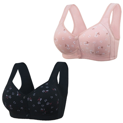 Daisy Comfort Bra - Comfortable & Convenient Front Button Bra - Up to 70% OFF