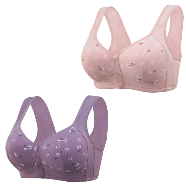 Daisy Comfort Bra - Comfortable & Convenient Front Button Bra - Up to 70% OFF