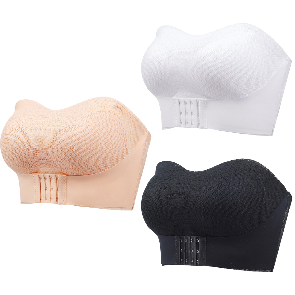 BreezyPush - Non-Slip Comfort Strapless Push-Up Bra with Front Buckle - Up to 70% OFF