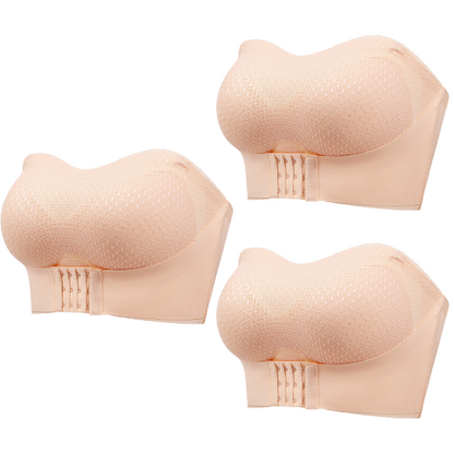 BreezyPush - Non-Slip Comfort Strapless Push-Up Bra with Front Buckle - Up to 70% OFF