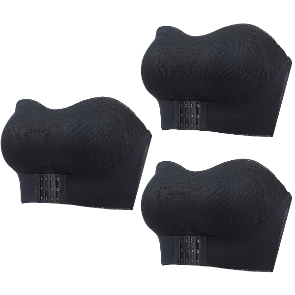 BreezyPush - Non-Slip Comfort Strapless Push-Up Bra with Front Buckle - Up to 70% OFF