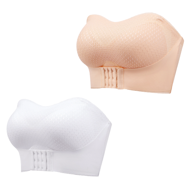 BreezyPush - Non-Slip Comfort Strapless Push-Up Bra with Front Buckle - Up to 70% OFF