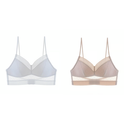 Low Back Wireless Lifting Lace Bra - Up to 70% OFF