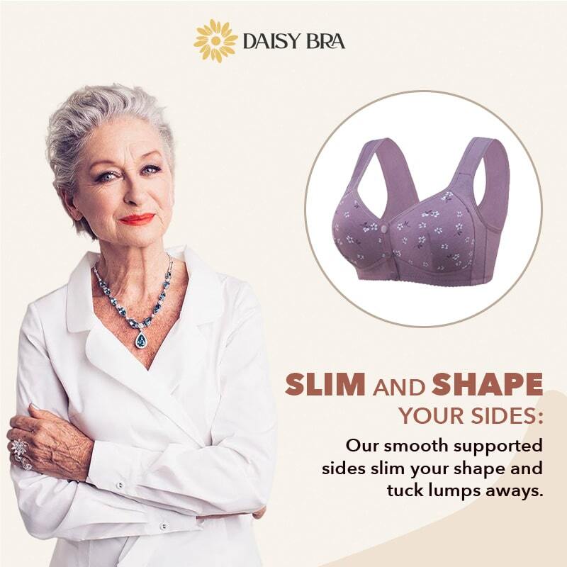 Daisy Comfort Bra - Comfortable & Convenient Front Button Bra - Up to 70% OFF