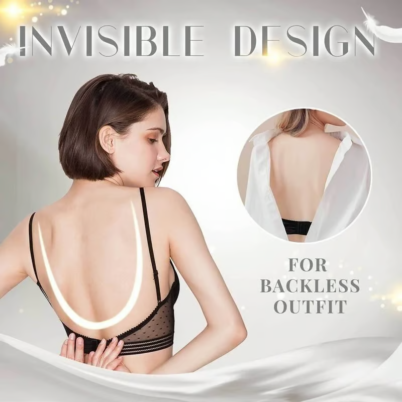 Low Back Wireless Lifting Lace Bra - Up to 70% OFF