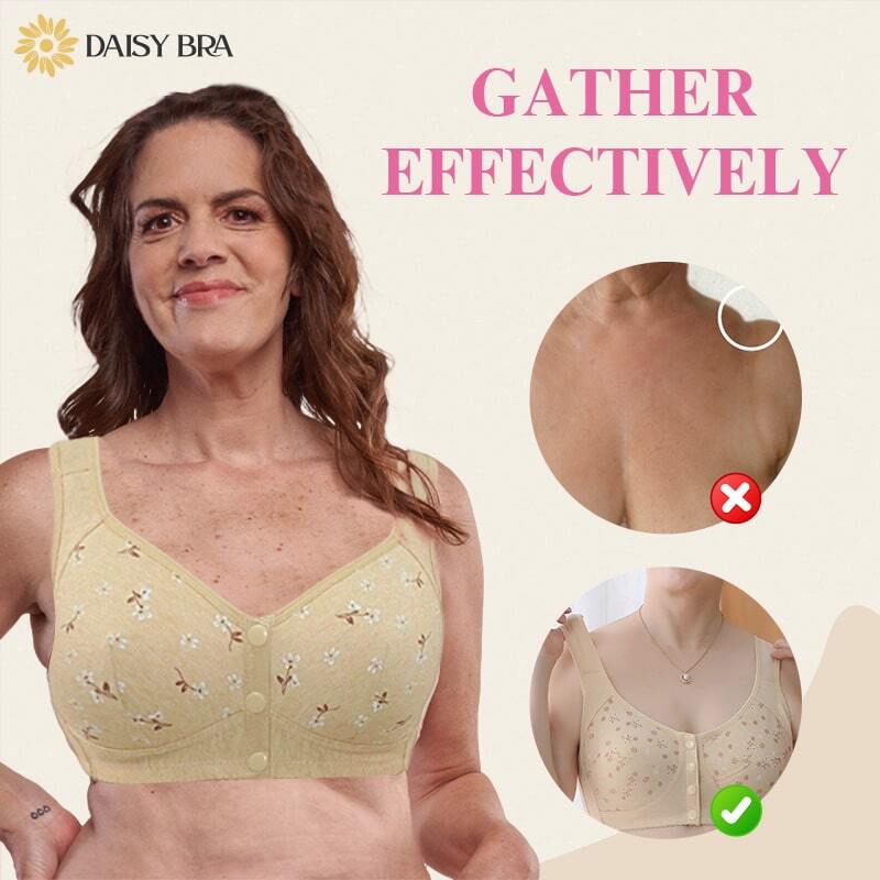 Daisy Comfort Bra - Comfortable & Convenient Front Button Bra - Up to 70% OFF