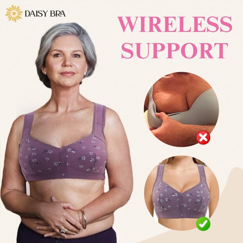 Daisy Comfort Bra - Comfortable & Convenient Front Button Bra - Up to 70% OFF